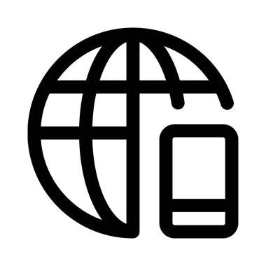 Akıllı telefon ile erişilebilir bir web sitesi.