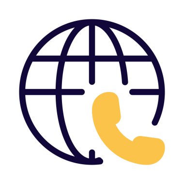 İnternet vasıtasıyla dünya çapında iletişim.