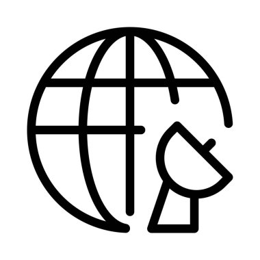 Uydu üzerinden kurulmuş web sitesi ağı.