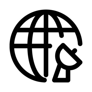 Uydu üzerinden kurulmuş web sitesi ağı.