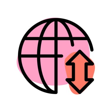 Küresel ölçekte yukarı ve aşağı sinyaller.