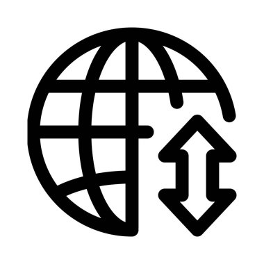 Küresel ölçekte yukarı ve aşağı sinyaller.