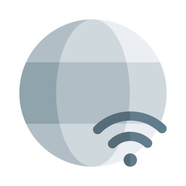 Dünya genelinde kablosuz ağ bağlantısı.