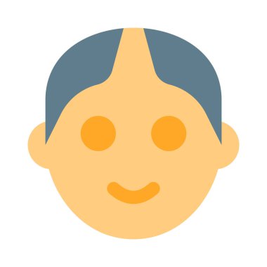 Saçları dökülmüş kel adam beyaz arka planda izole edilmiş.