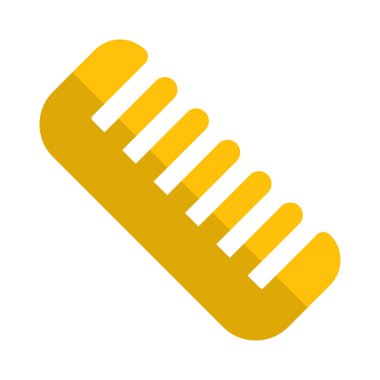 Beyaz arkaplanda izole edilmiş paletleri olan standart tarak