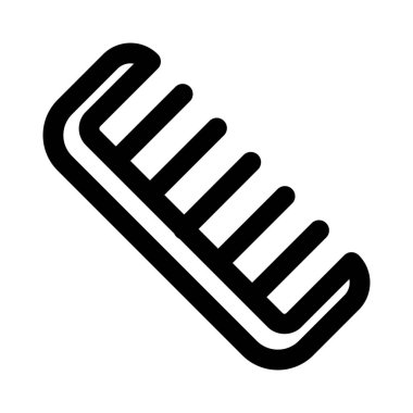 Beyaz arkaplanda izole edilmiş paletleri olan standart tarak