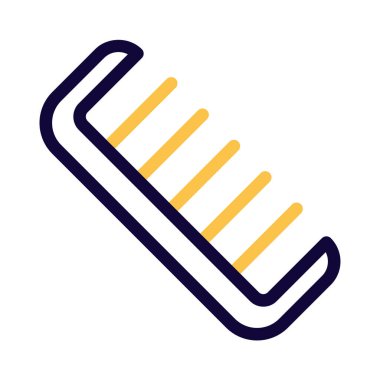 Beyaz arkaplanda izole edilmiş paletleri olan standart tarak