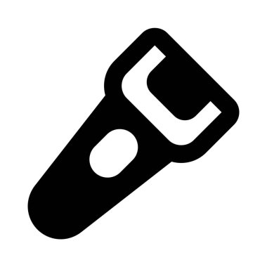 Beyaz bir arka plan üzerinde izole Elektrikli tıraş makinesi