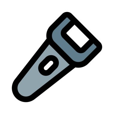 Beyaz bir arka plan üzerinde izole Elektrikli tıraş makinesi