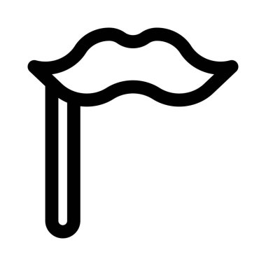 Karnavallar ve parti eşyaları için harika bir bıyık.