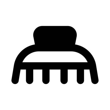 Uzun saç kesme makası. Beyaz arka planda izole edilmiş.