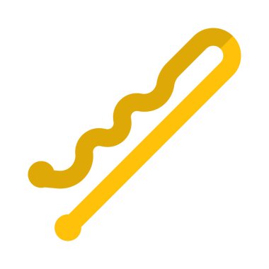 Kuaförde uzun saç kesme makası.