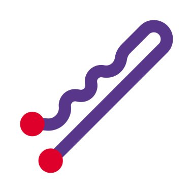 Kuaförde uzun saç kesme makası.