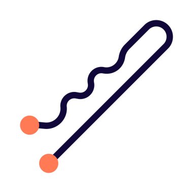 Kuaförde uzun saç kesme makası.