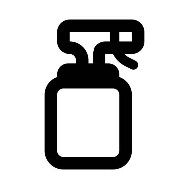 Nemlendirici sprey beyaz arka planda izole edilmiş.