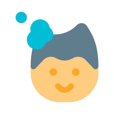 Berber salonunda özel nemlendirici krem banyosu.