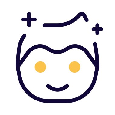 Berber salonundaki saç temizliği beyaz bir arkaplanda izole edilmiş.