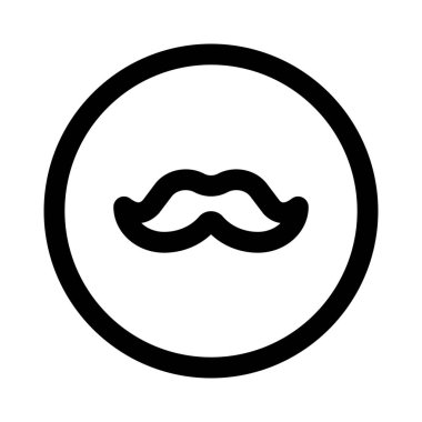 Beyaz arkaplanda izole edilmiş Bıyık Kesme Salonu