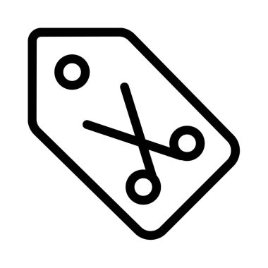 Pahalı saç kesim salonu fiyat etiketi beyaz arka planda izole