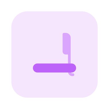 Beyaz arkaplanda modüler tıraş jileti izole edildi