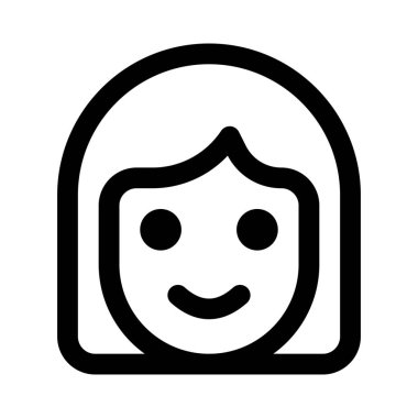 Beyaz arka planda saç stili olan bir kadın.