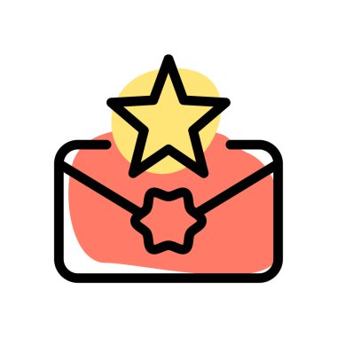 Önemli bir mesajı iletmek için bir zarf kullanılıyor.