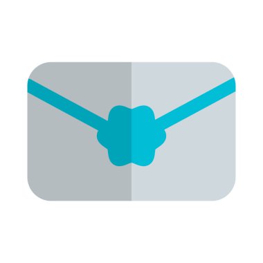 Mektup veya belge göndermek için bir zarf kullanmak.