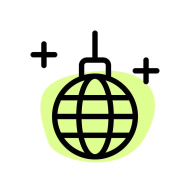 Dans ışıklandırması için aynalı yansıtıcı küre.