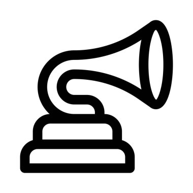 Vinil plaklardan müzik çalan fonograf aygıtı.