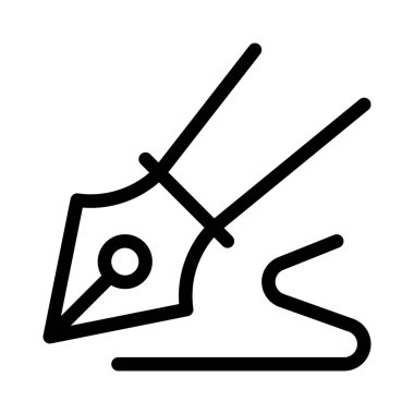 Zarif yazı için klasik tahta kalem.