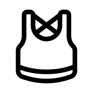 Sırt bağları çapraz olan sportif sutyen.