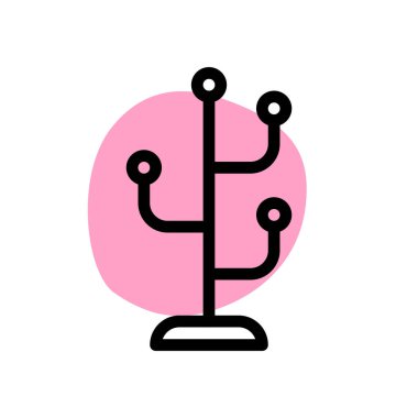 Paltoları düzenlemek için kullanılan askı.