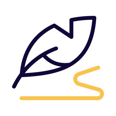 Quill, tüyden yapılmış bir yazma aracı.