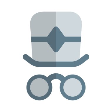 Gözlüklü uzun başlıklı..