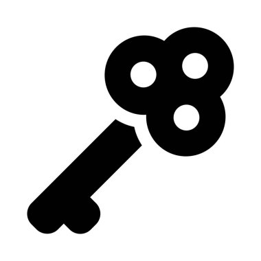 Anahtar, kilit güvenliği için bir erişim aracı.