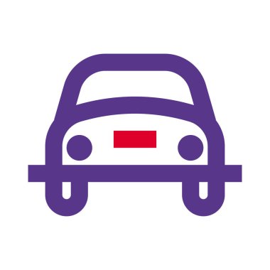 Eski tasarımı olan klasik bir otomobil..