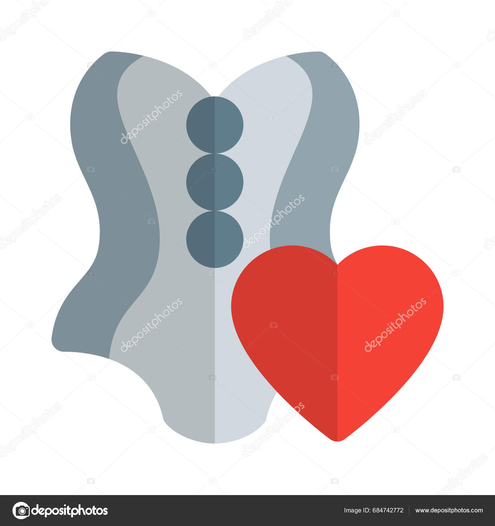 Body Shaping Garments Corset Sale Stock Vector by 684742772