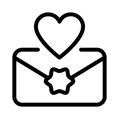 Zarfta aşk mesajı gönderiliyor.