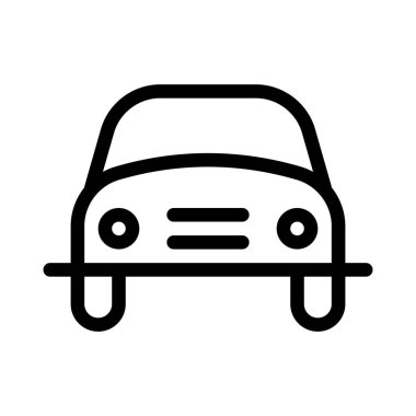 Eski tasarımı olan klasik bir otomobil..