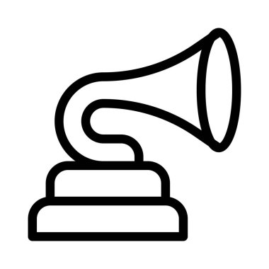 Vinil plaklardan müzik çalan fonograf aygıtı.