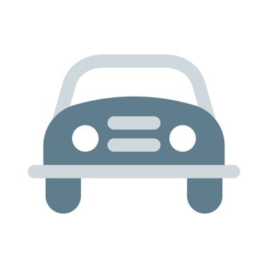 Eski tasarımı olan klasik bir otomobil..