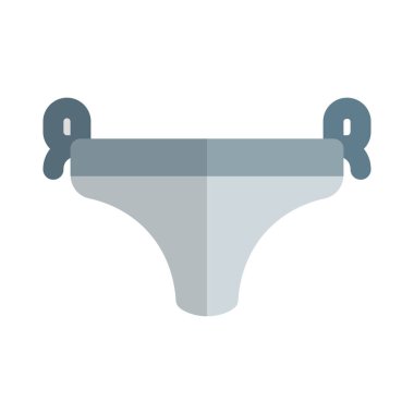 Bağlanmak için yan kayışı olan samimi bir giysi..