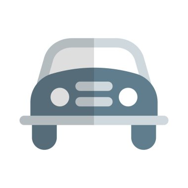 Eski tasarımı olan klasik bir otomobil..