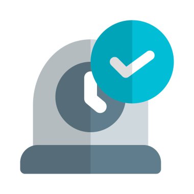 Antika görünümlü eski saat ya da saat.