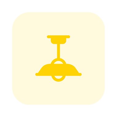 Ev dekorasyonu için tavana monte edilmiş lamba.