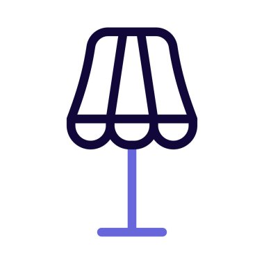 Klasik, zamansız tasarımı olan eski moda bir lamba..