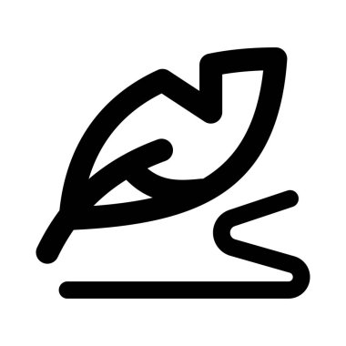 Quill, tüyden yapılmış bir yazma aracı.