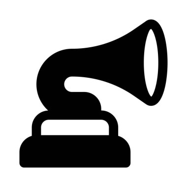 Vinil plaklardan müzik çalan fonograf aygıtı.