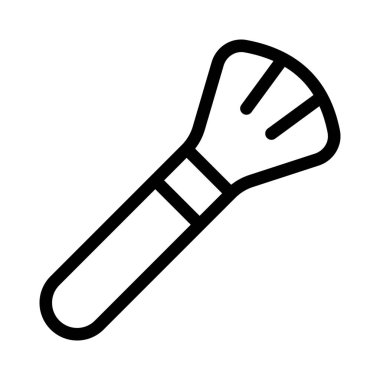 Yumuşak iplikçikli makyaj fırçası