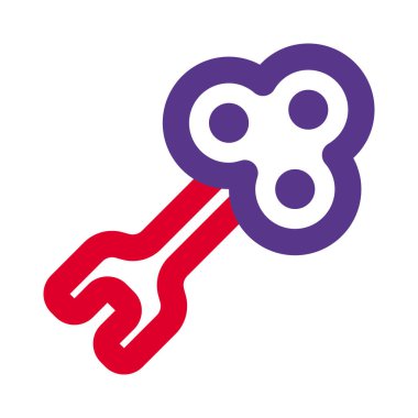 Güvenlik için kullanılan eski moda bir anahtar..